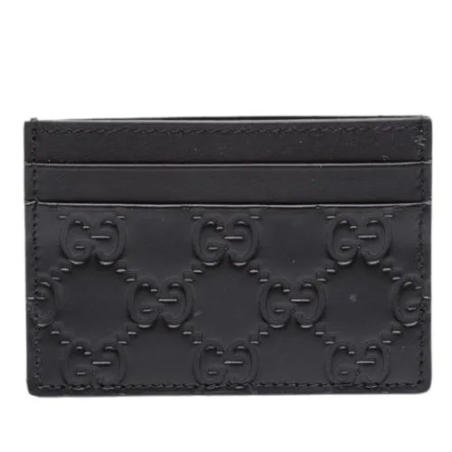 Pre-owned Leather Wallet - Gucci Vintage - Modalova