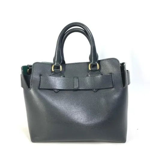 Pre-owned Leather Handbag - Burberry Vintage - Modalova