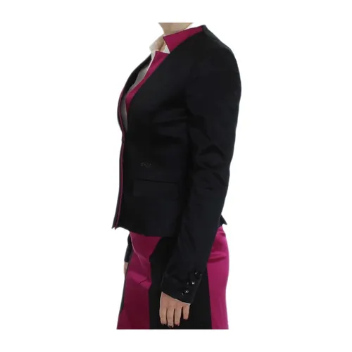 Three Button Single-Breasted Blazer - Exte - Modalova