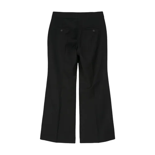 Black Wool Blend Tailored Trousers - Givenchy - Modalova