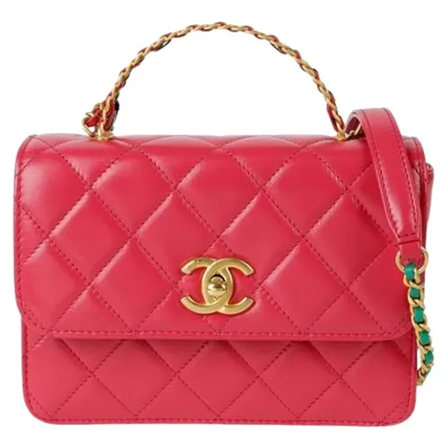 Pre-owned Top Handle Mini Flap Bag - Chanel Vintage - Modalova