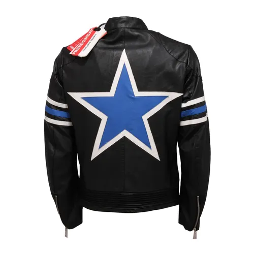 Eco-Leather Biker Jacket David Model - Freedomday - Modalova