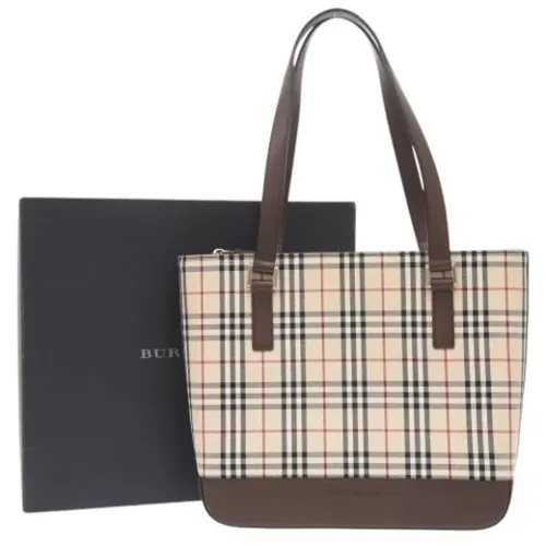 Pre-owned Vintage Canvas Tote Bag - Burberry Vintage - Modalova