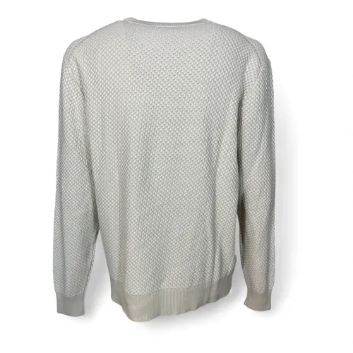 Two Tone Honeycomb MW Sweater Pullover - Calvin Klein - Modalova
