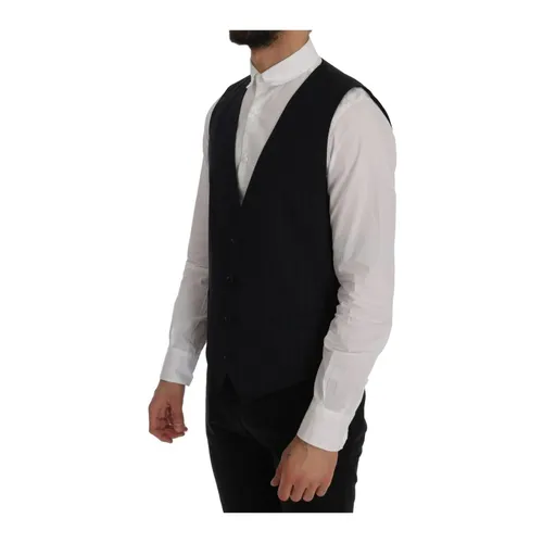 Gilet a Righe Blu - Dolce & Gabbana - Modalova