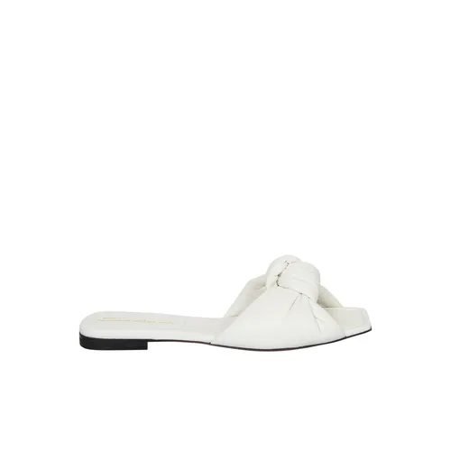 White Knot Detail Sandals - Santoni - Modalova