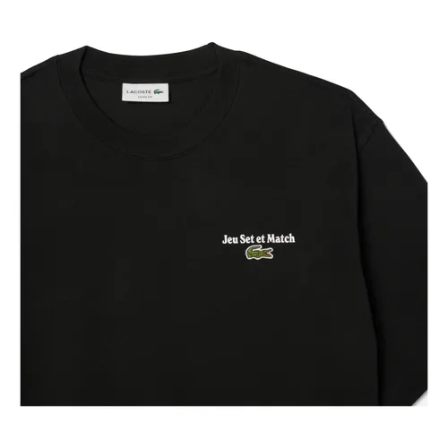 Loose Fitting Printed Tee - Lacoste - Modalova