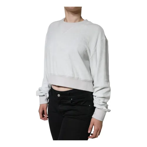 White Nylon Stretch Pullover Sweater - Dolce & Gabbana - Modalova