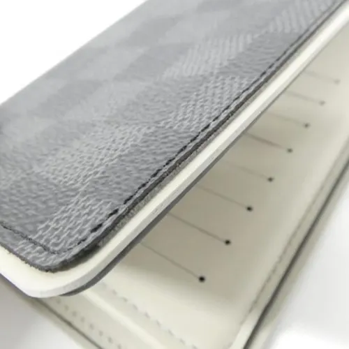 Pre-owned Damier Graphite Long wallet (bi-fold) - Louis Vuitton Vintage - Modalova