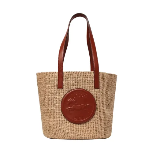 Chloé - Bags > Tote Bags - Beige - Chloé - Modalova