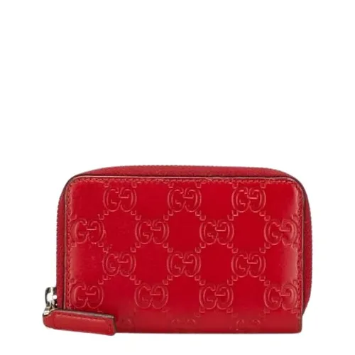Pre-owned Leather wallets - Gucci Vintage - Modalova