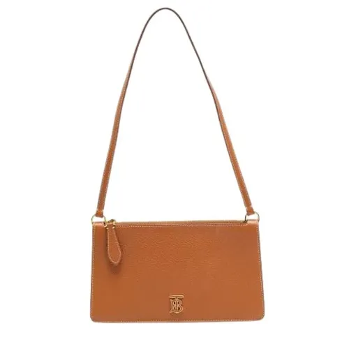 Pre-owned Leather Mini Shoulder Bag - Burberry Vintage - Modalova