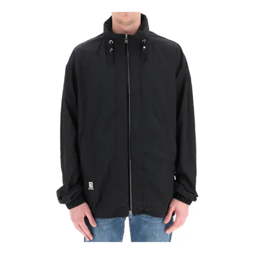 Nylon Logo Jacket - Balmain - Modalova