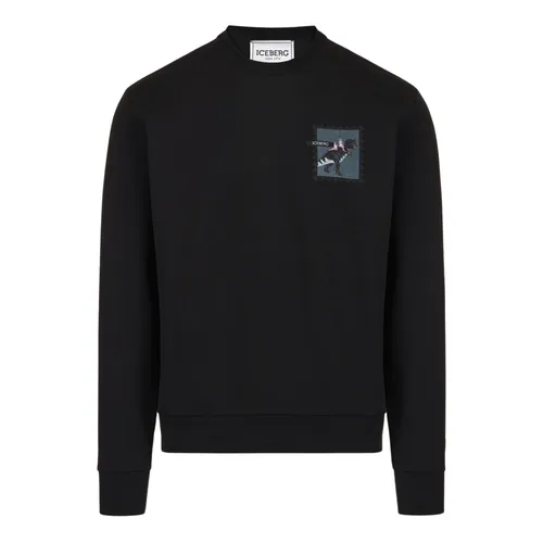 Felpa girocollo regular fit - Iceberg - Modalova