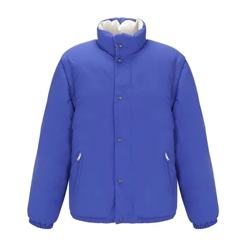 Down Jacket with Embroidered Logo - Gucci - Modalova