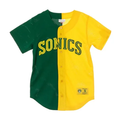 TEE Split Mesh Button Front Seasup - Mitchell & Ness - Modalova