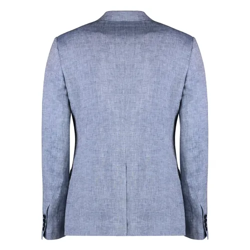 Double-breasted linen jacket - Dolce & Gabbana - Modalova