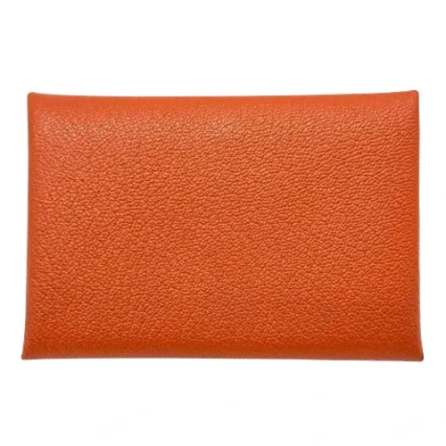 Pre-owned Leather wallets - Hermès Vintage - Modalova