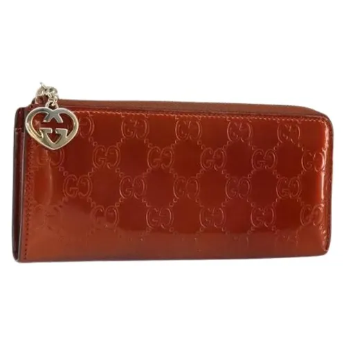Pre-owned Vintage Canvas Wallet - Gucci Vintage - Modalova