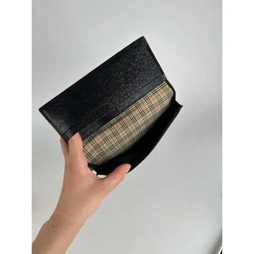 Pre-owned Leather Wallet - Burberry Vintage - Modalova