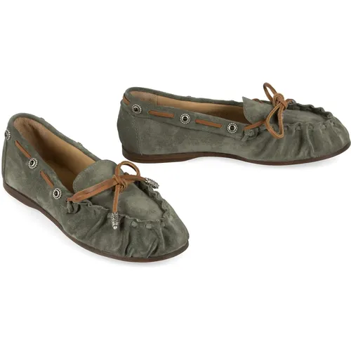 Suede Loafers - Sartore - Modalova