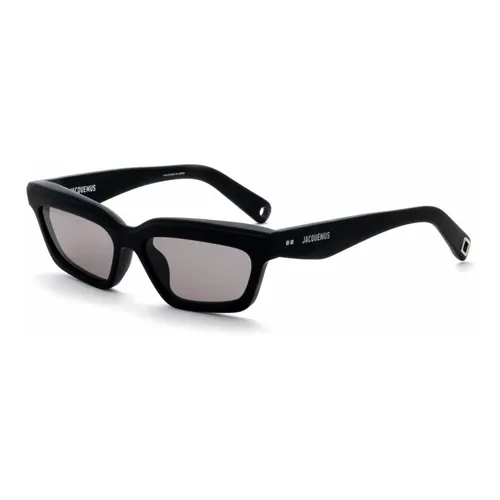 Rectangular Black/Grey Sunglasses - Jacquemus - Modalova