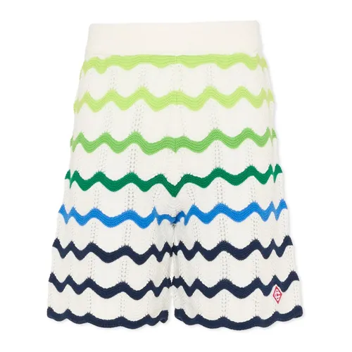 Gradient Wave Knit Shorts - Casablanca - Modalova
