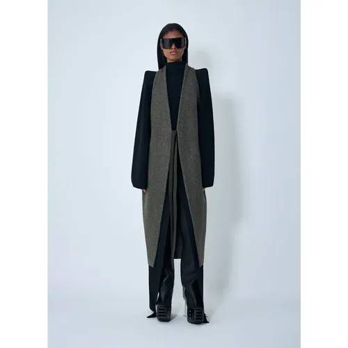 Wool Draped Waistcoat - Rick Owens - Modalova