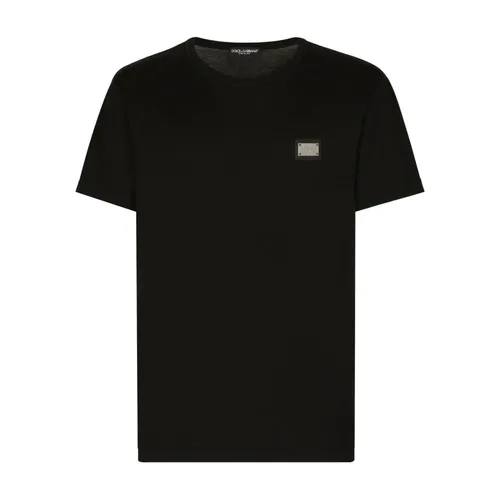 Logo Plaque T-shirt - Dolce & Gabbana - Modalova
