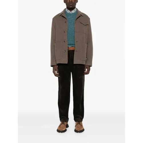 Wool Field Jacket - Herno - Modalova