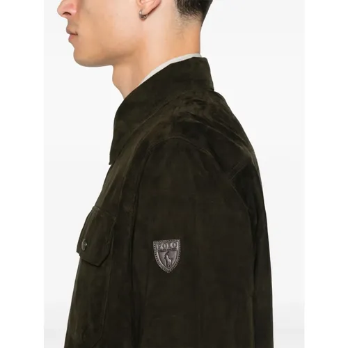 Reversible Olive Green Jacket - Polo Ralph Lauren - Modalova