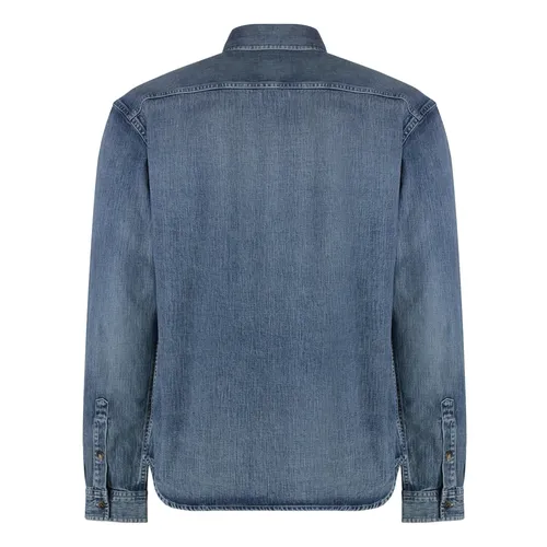 Cassandre Denim Shirt - Saint Laurent - Modalova