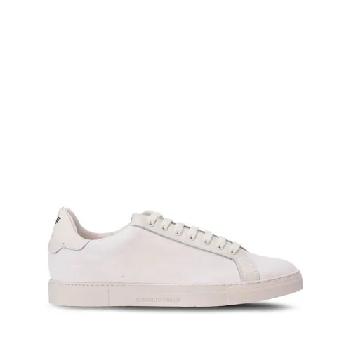White Casual Trainers Sneaker - Emporio Armani - Modalova