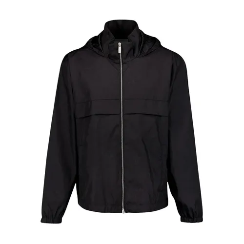 Black Zip Jacket Long Sleeve - Off White - Modalova