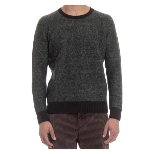 Soft Wool Sweater with Contrast Details - Drumohr - Modalova