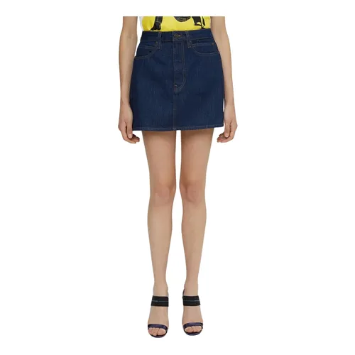 Denim Mini Skirt - Calvin Klein - Modalova