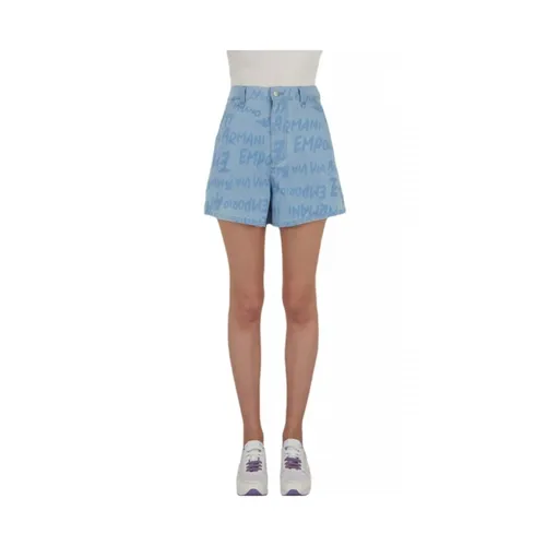 J77 Denim Shorts - Emporio Armani - Modalova