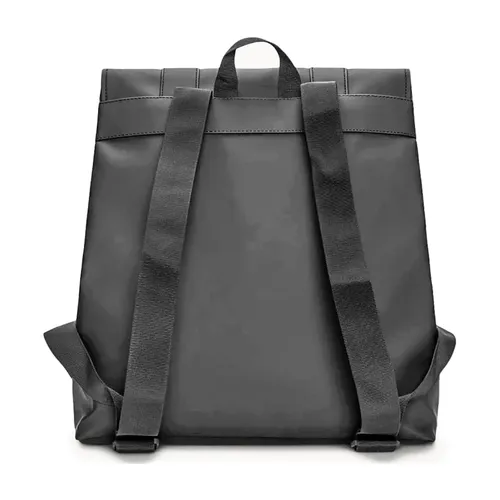 Black Minimalist Backpack - Rains - Modalova