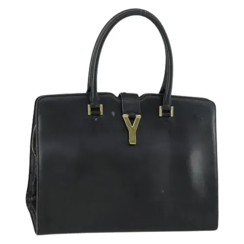 Pre-owned Vintage Leather Handbag - Saint Laurent Vintage - Modalova