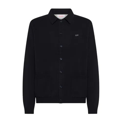 Polo Neck Cardigan - Sun68 - Modalova