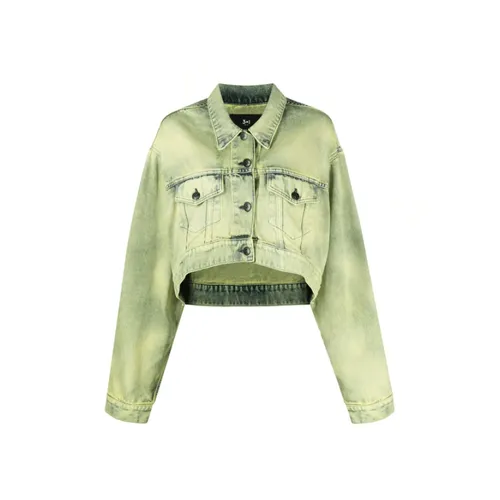 Tie-Dye Denim Jacket with Logo Patch - 3X1 - Modalova