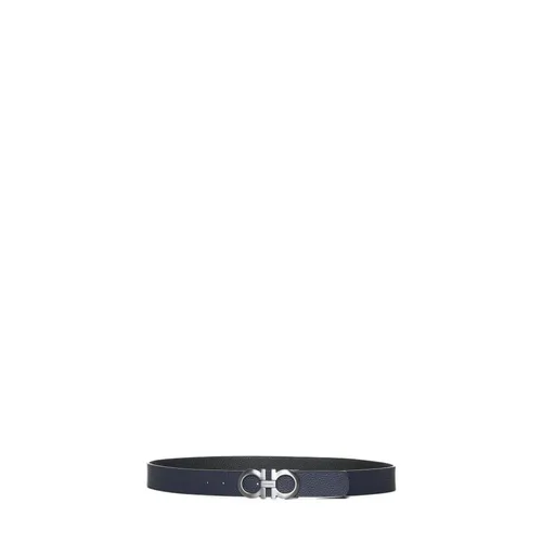 Gancini Reversible Leather Belt - Ferragamo - Modalova