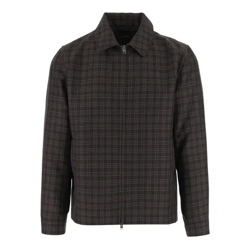 Wool Blend Zip Jacket - Vince - Modalova