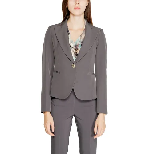 Gray Polyester Blazer - Rinascimento - Modalova