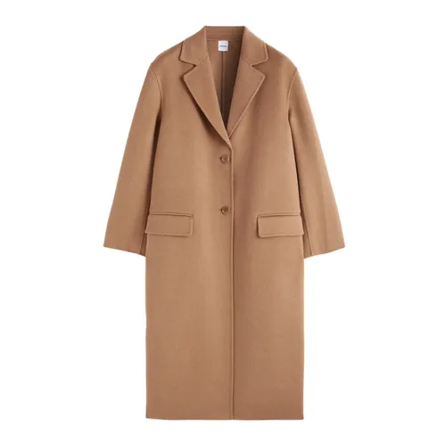 Double Wool Coat with Classic Lapels - Aspesi - Modalova