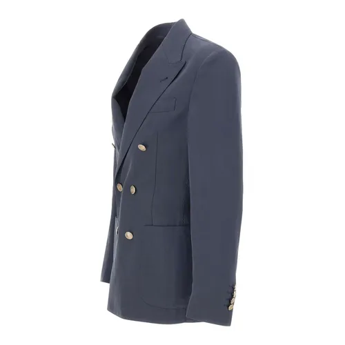 Double-Breasted Blazer - Eleventy - Modalova