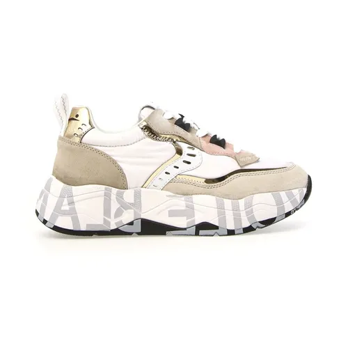 Chic Beige Sneakers - Voile Blanche - Modalova