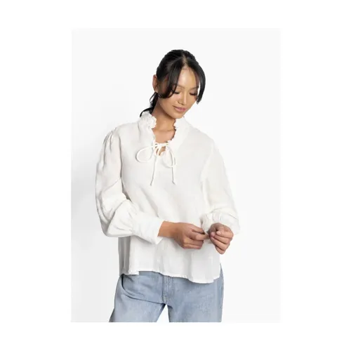 White Linen Blouse - Summer Favorite - Hést - Modalova