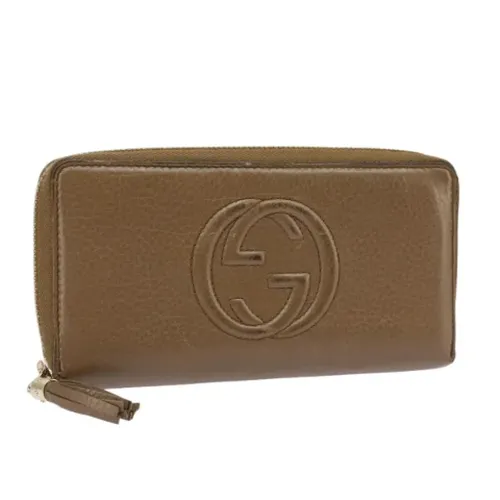 Pre-owned Leather wallets - Gucci Vintage - Modalova