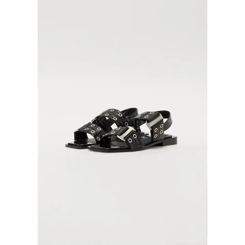 Black Patent Saria E Sandals Shoes - Steve Madden - Modalova